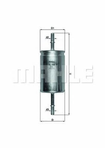 KL559 MAHLE Filtro de combustible  disponible Vigo