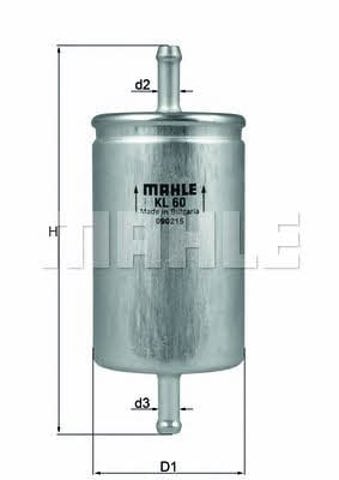 KL60 Filtro de combustible  comprar en Pontevedra