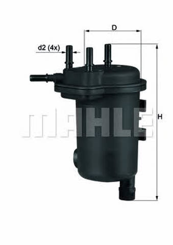 KL600D MAHLE Filtro de combustible  disponible Ourense
