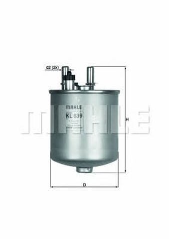 KL639D Filtro de combustible comprar Almería