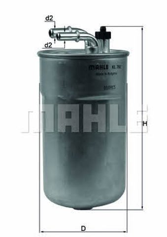 KL792 Filtro de combustible  comprar en Zaragoza