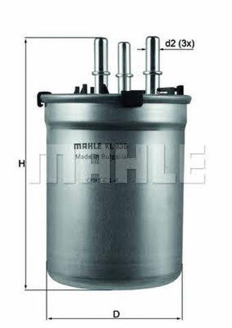 MAHLE KL838 Filtro de combustible  disponible España