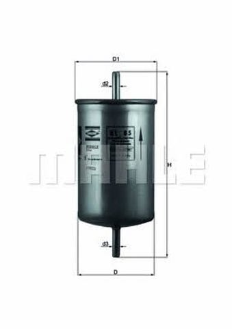 MAHLE KL85 Filtro de combustible  en stock Salamanca