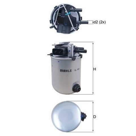 KL909 MAHLE Filtro de combustible  disponible Alicante