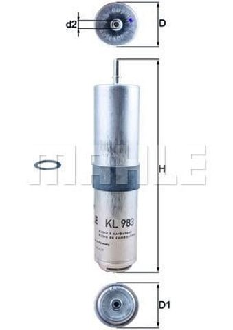 KL983D Filtro de combustible  disponible Utrera