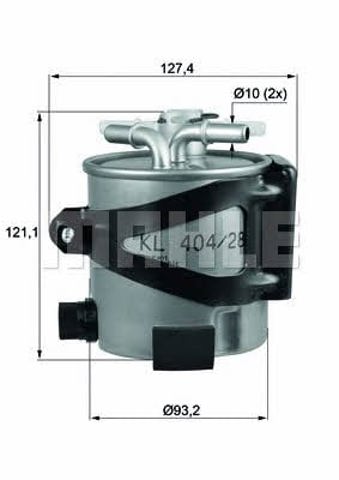 MAHLE KLH4425 Filtro de combustible  comprar en Ponferrada