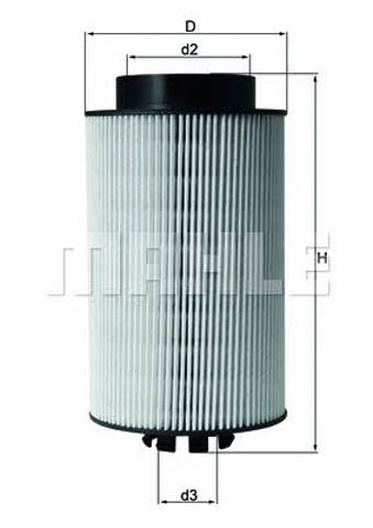 MAHLE KX1911D Filtro de combustible  en stock Salamanca
