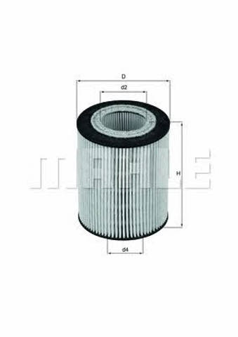 Filtro de gasolina KX267D MAHLE