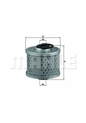 Filtro diesel KX34 MAHLE