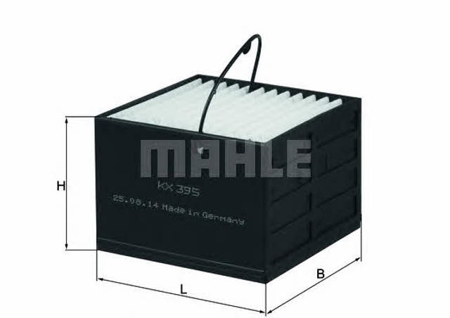 Filtro combustible KX395 MAHLE
