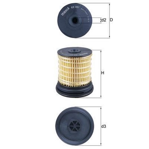 KX397 MAHLE Filtro de combustible  en stock Córdoba