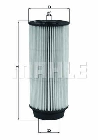 MAHLE KX399D Filtro de combustible  comprar en Ponferrada