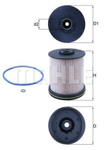 KX4911D MAHLE Filtro de combustible  comprar en Oviedo