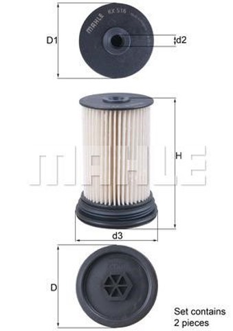 MAHLE KX516S Filtro de combustible  comprar en Murcia