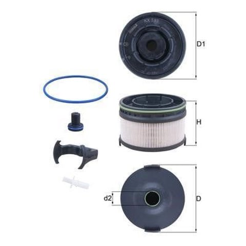 MAHLE KX533KIT Filtro de combustible  disponible Lugo