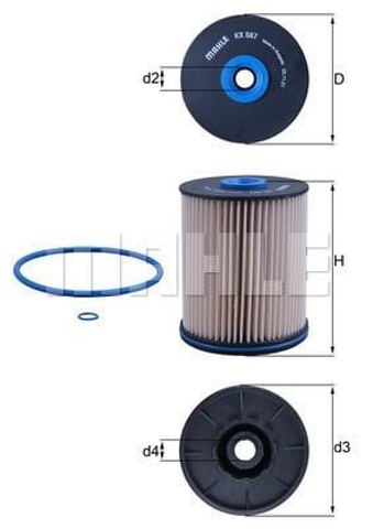 KX567D Mahle Original
