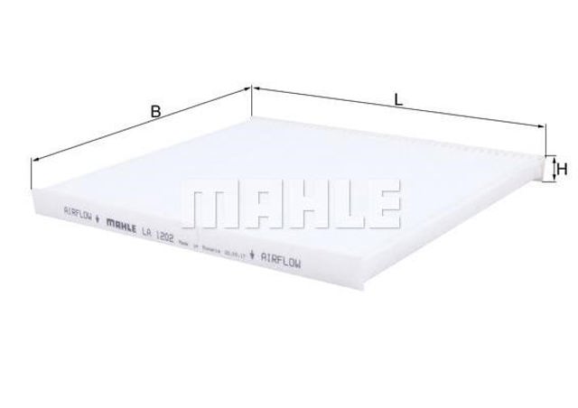 LA1202 MAHLE Filtro de habitáculo  en stock Córdoba