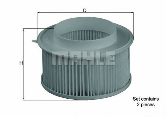Filtro aire acondicionado coche LA15S MAHLE