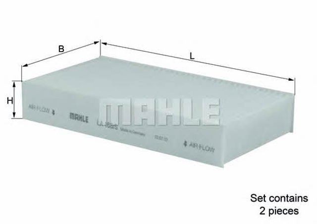 MAHLE LA168S Filtro de habitáculo  en stock Terrassa
