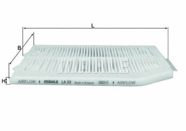 LA23 MAHLE Filtro de habitáculo  en stock Huelva