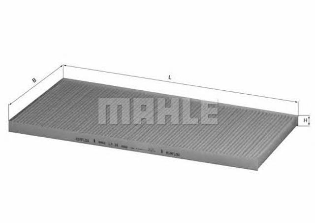 Filtro de polen para Lancia Delta I (831AB0)