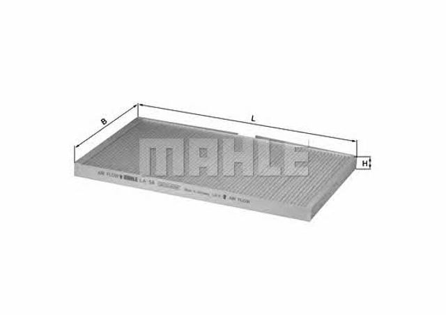 LA58 MAHLE Filtro de habitáculo  comprar en Lleida