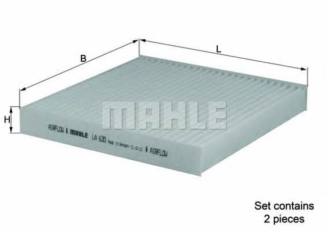 LA630S Filtro de habitáculo  en stock Sabadell
