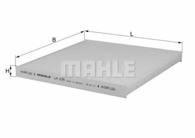 LA635 MAHLE Filtro de habitáculo  disponible Alicante