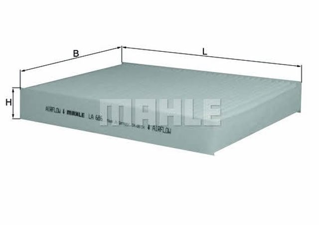LA686 MAHLE Filtro de habitáculo comprar Madrid