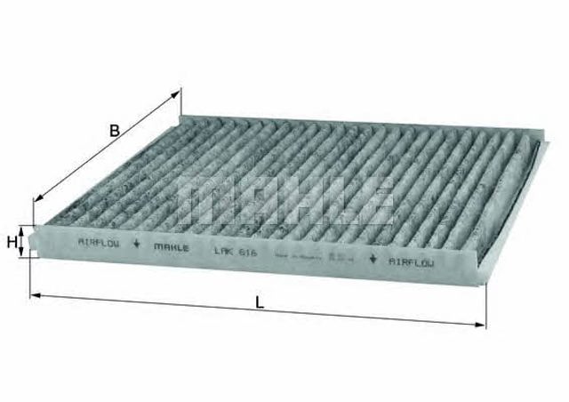 Filtro antipolen LAK616 MAHLE