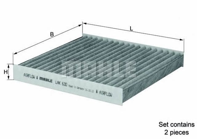 MAHLE LAK630S Filtro de habitáculo  en stock Salamanca