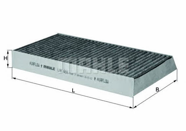 LAK684 MAHLE Filtro de habitáculo  comprar en Lleida