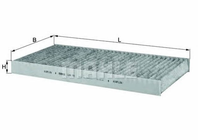 LAK78 MAHLE Filtro de habitáculo  en stock Huelva