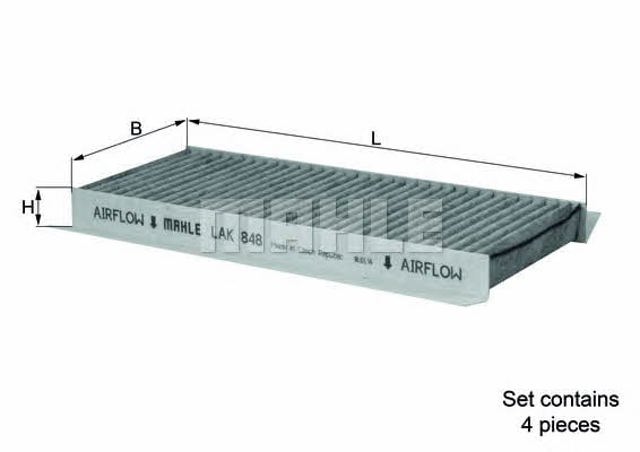 LAK848S MAHLE Filtro de habitáculo  comprar en Lleida