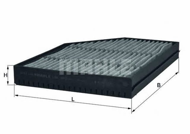 Filtro aire acondicionado coche LAK863 MAHLE