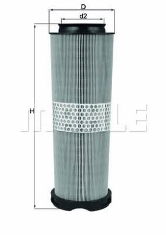MAHLE LX10201 Filtro de aire  disponible España