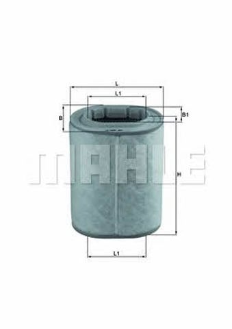 MAHLE LX1460 Filtro de aire  en stock Salamanca