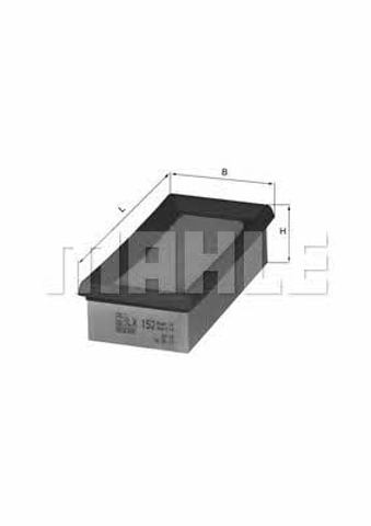 MAHLE LX152 Filtro de aire  comprar en Ponferrada