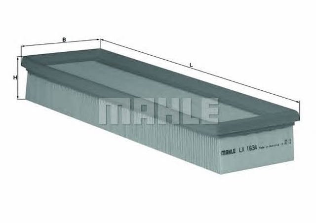 MAHLE LX1634 Filtro de aire  en stock Terrassa