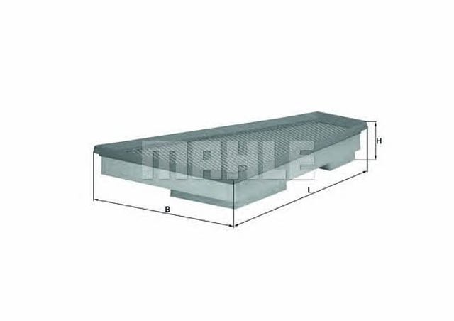 LX1663 MAHLE Filtro de aire  comprar en Jaén