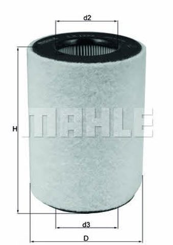 MAHLE LX1792 Filtro de aire  en stock Salamanca