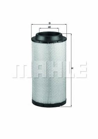 Filtros de aire LX2020 MAHLE
