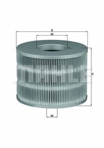 MAHLE LX2028 Filtro de aire  comprar en Ponferrada