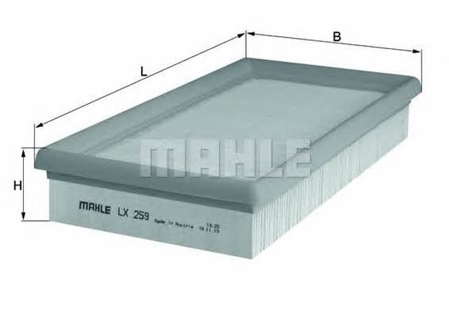 LX259 MAHLE Filtro de aire  en stock Córdoba