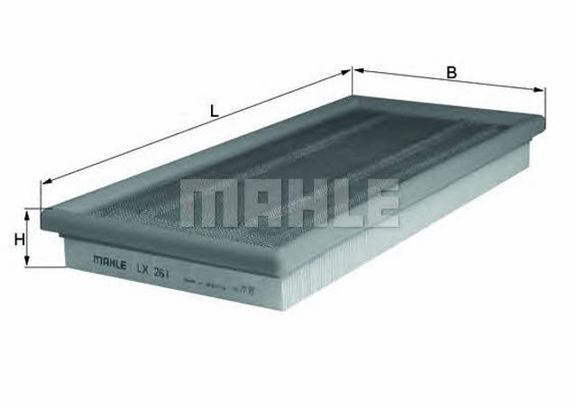LX261 MAHLE Filtro de aire  disponible Vigo