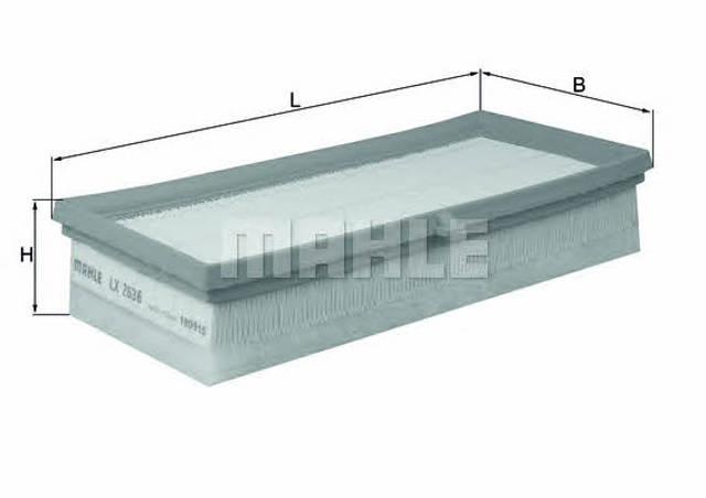 MAHLE LX2636 Filtro de aire  disponible Valladolid