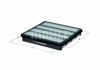 Filtro de aire de motor LX2750 MAHLE