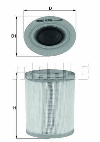 LX2790 MAHLE Filtro de aire  comprar en Lleida