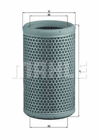 LX290 MAHLE Filtro de aire comprar Alcalá