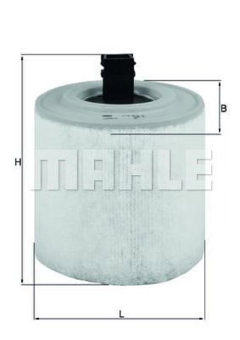 MAHLE LX301516 Filtro de aire  en stock Terrassa